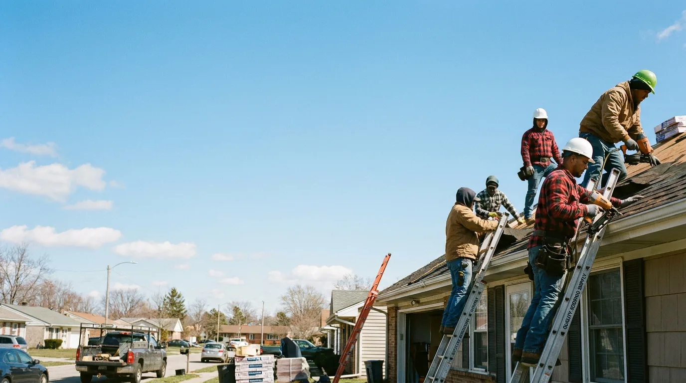 Roofing in Bowlus, MN near me